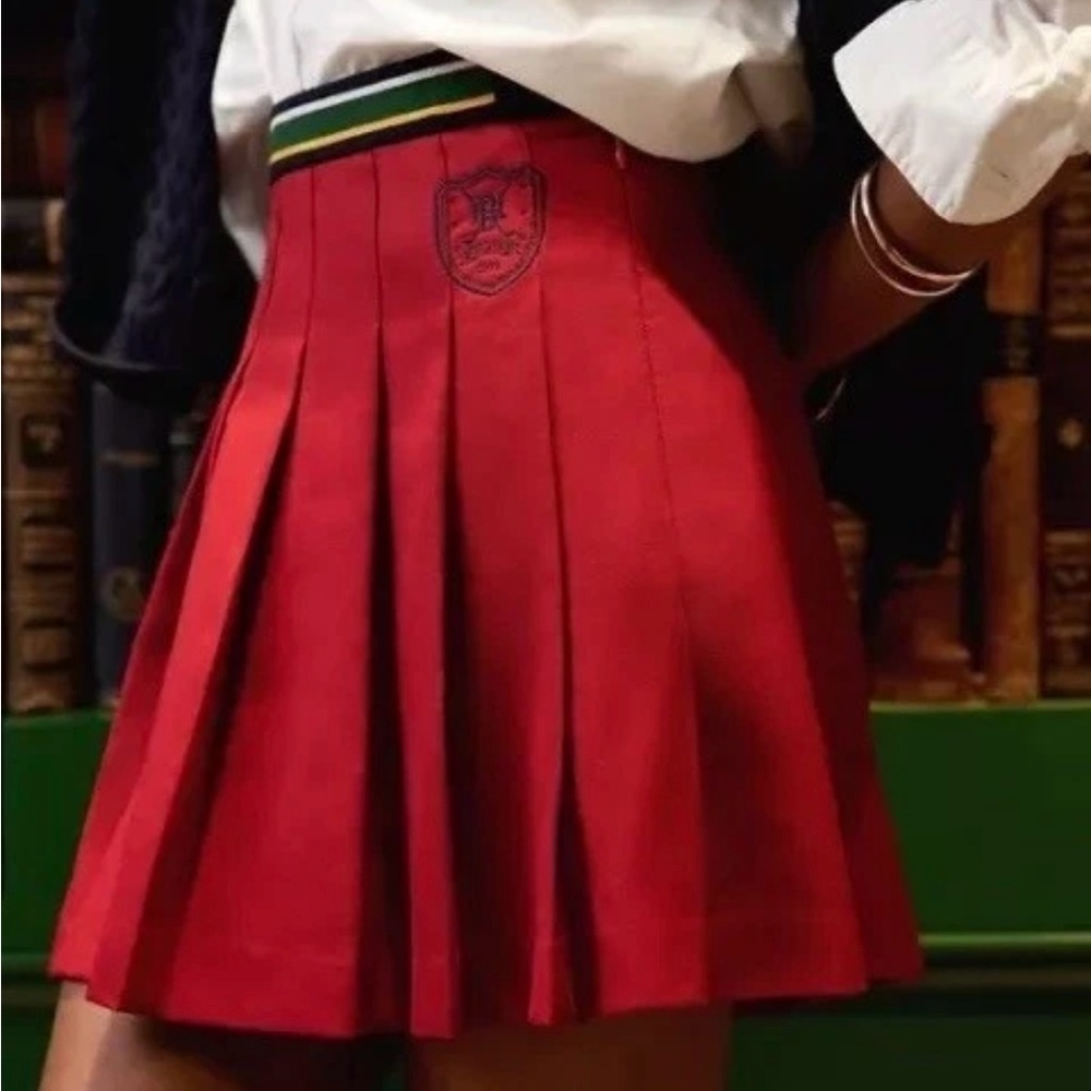 Banana Republic Red Mini Skirt
